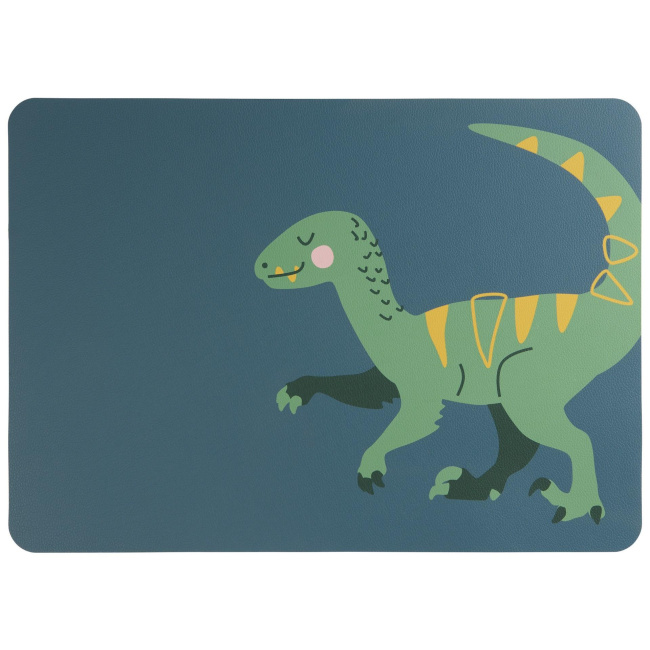 Podkładka Leather Optic 46x33cm ekoskóra Dinozaur Velociraptor Vincent