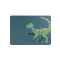 Leather Optic Dinosaur Velociraptor Placemat 46x33cm
