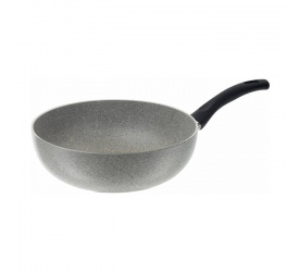 Wok Ferrara mandaryński 28cm granitowy