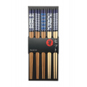 Set of 5 Japanese Chopsticks 22.5cm - 1