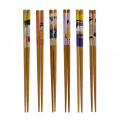 Geisha Japanese Chopsticks 22.5cm (Mixed Pair) - 1