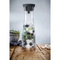 Basic 1l Carafe with Black Stopper - 4