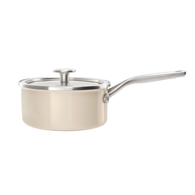 Rondel Enamel 20cm 2,4l z pokrywką Almond Cream