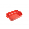 Appolia Ceramic Dish 40x27cm Red