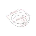 Naczynie ceramiczne Appolia 23cm Red - 10