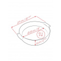 Appolia Ceramic Dish 23cm Red - 10
