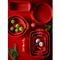 Naczynie ceramiczne Appolia 32x11cm czerwone - 3