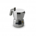 Aluminum Moka Pressure Coffee Maker 3-cup - 1
