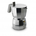 Aluminum Moka Pressure Coffee Maker 6-cup