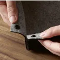 Kosz filcowy 25x8cm czarny - 2