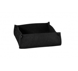 Kosz filcowy 25x8cm czarny