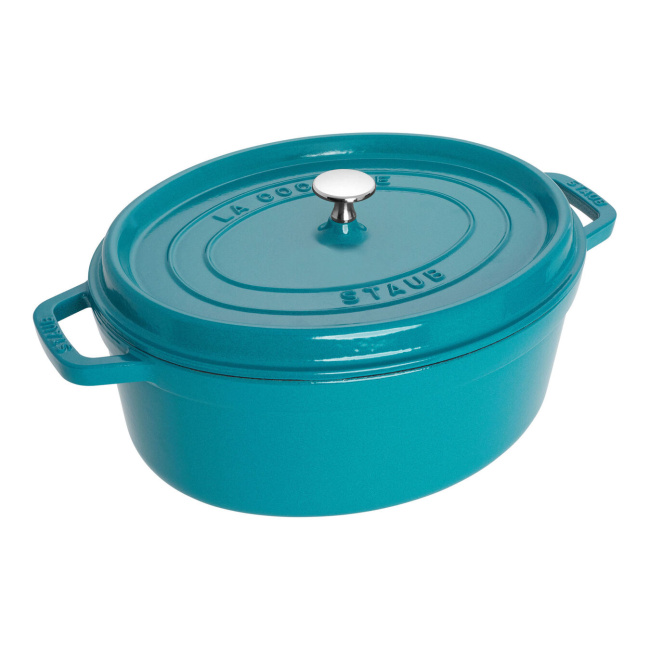 Brytfanna żeliwna 5,5l Mint-green (II gatunek) - 1