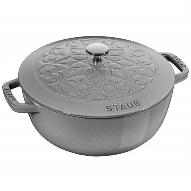 Garnek żeliwny Cocotte French 26cm 4,9l szary