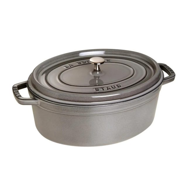 Brytfanna żeliwna Cocotte 8l 37cm szary
