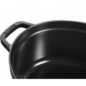 Black Cocotte Pot 5.5l 31cm - 3