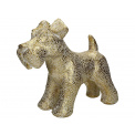 Figurka Pies 32cm złota  - 1