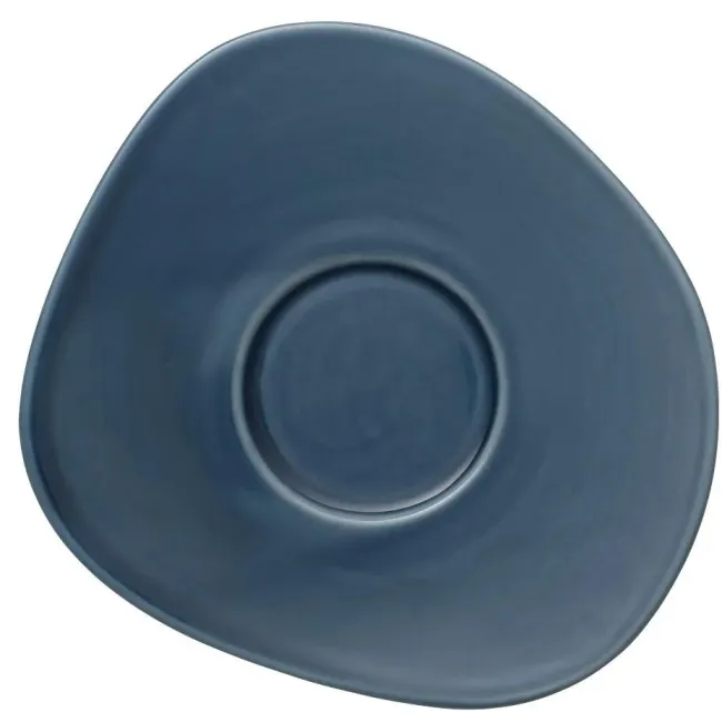 Organic Turquoise Saucer 17.5cm