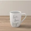 Statement Mug 340ml Live Love Laugh - 3