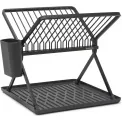 Foldable Dish Rack 37x33cm Dark Gray - 1