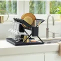 Foldable Dish Rack 51x42cm Dark Gray - 2