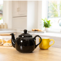 London Pottery Farmhouse 1L Kettle with Strainer Black - 2