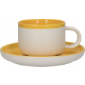 La Cafetiere 250ml Cup with Saucer for Coffee/Tea - 1