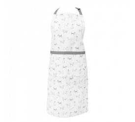 Fartuch 70x85cm Grey-White Dogs