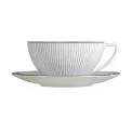 Filiżanka ze spodkiem Jasper Conran Pin Stripe 180ml do kawy
