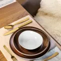 Cortina PVD Gold Set of 6 Dessert Forks - 4