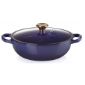 Brytfanna żeliwna 2,2l 22cm Eiffel Indigo - 1