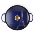 Brytfanna żeliwna 2,2l 22cm Eiffel Indigo - 2