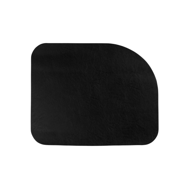 Vegan Cut Placemat 46x36cm Black Faux Leather