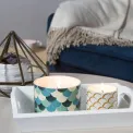 Fired Earth Scented Candle 6x6cm 17h Green Tea & Bergamot - 2