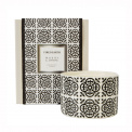 Fired Earth Scented Candle 7.5x10cm 35h Black Tea & Jasmine