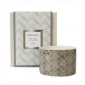 Fired Earth Scented Candle 7.5x10cm 35h Earl Grey & Vetivert - 1