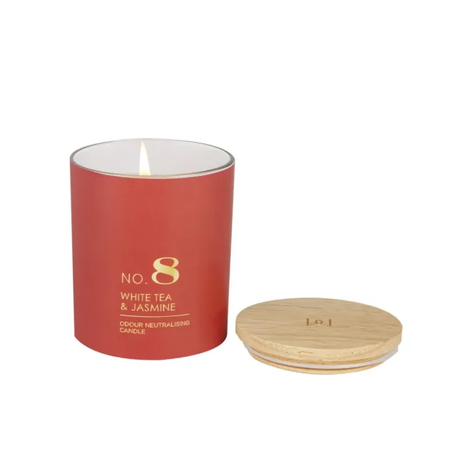 Świeca zapachowa HomeScenter No.8 8,2x9,5cm 42h White Tea and Jasmine - 1