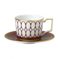 Renaissance Red Cup with Saucer 70ml for Espresso