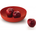 Texture Bowl 24x6cm Red - 3