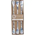 Komplet 6 porcelanowych łyżeczek 13cm - 1