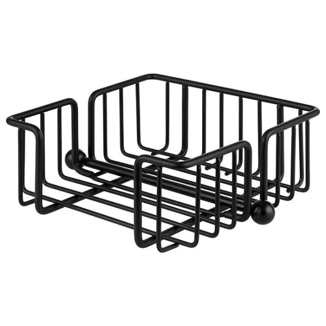 Urban Napkin Holder 19x19x7.5cm Black