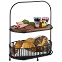 All-Runder Stand 37x31x17cm Black Two-tier - 2