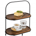 All-Runder Stand 37x31x17cm Black Two-tier - 3
