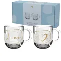 Komplet 2 kubków Emozione Presente 400ml Love - 1