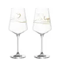 Set of 2 Happy Glasses 560ml - 2