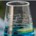 Set of 2 Happy Glasses 560ml - 4