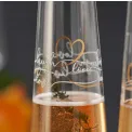 Set of 2 Presente Champagne Glasses 280ml Celebrate - 3