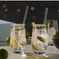 Set of 2 Presente Glasses with Straws 365ml Love - 6