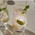 Set of 2 Presente Glasses with Straws 365ml Love - 5