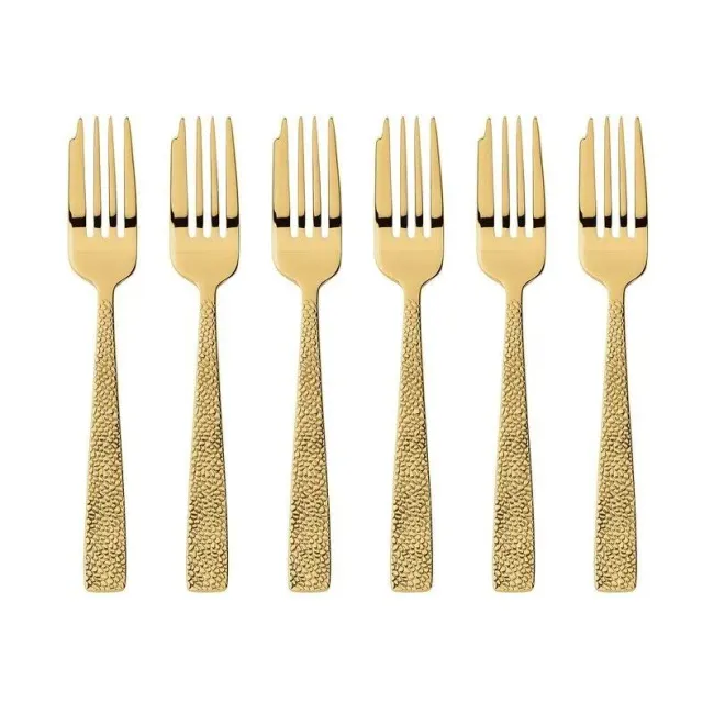 Komplet 6 widelczyków Siena PVD Gold
