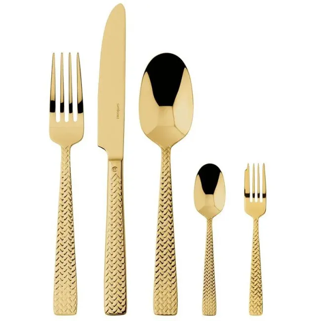 Zestaw sztućców Cortina PVD 30 elementów (6 osób) Gold